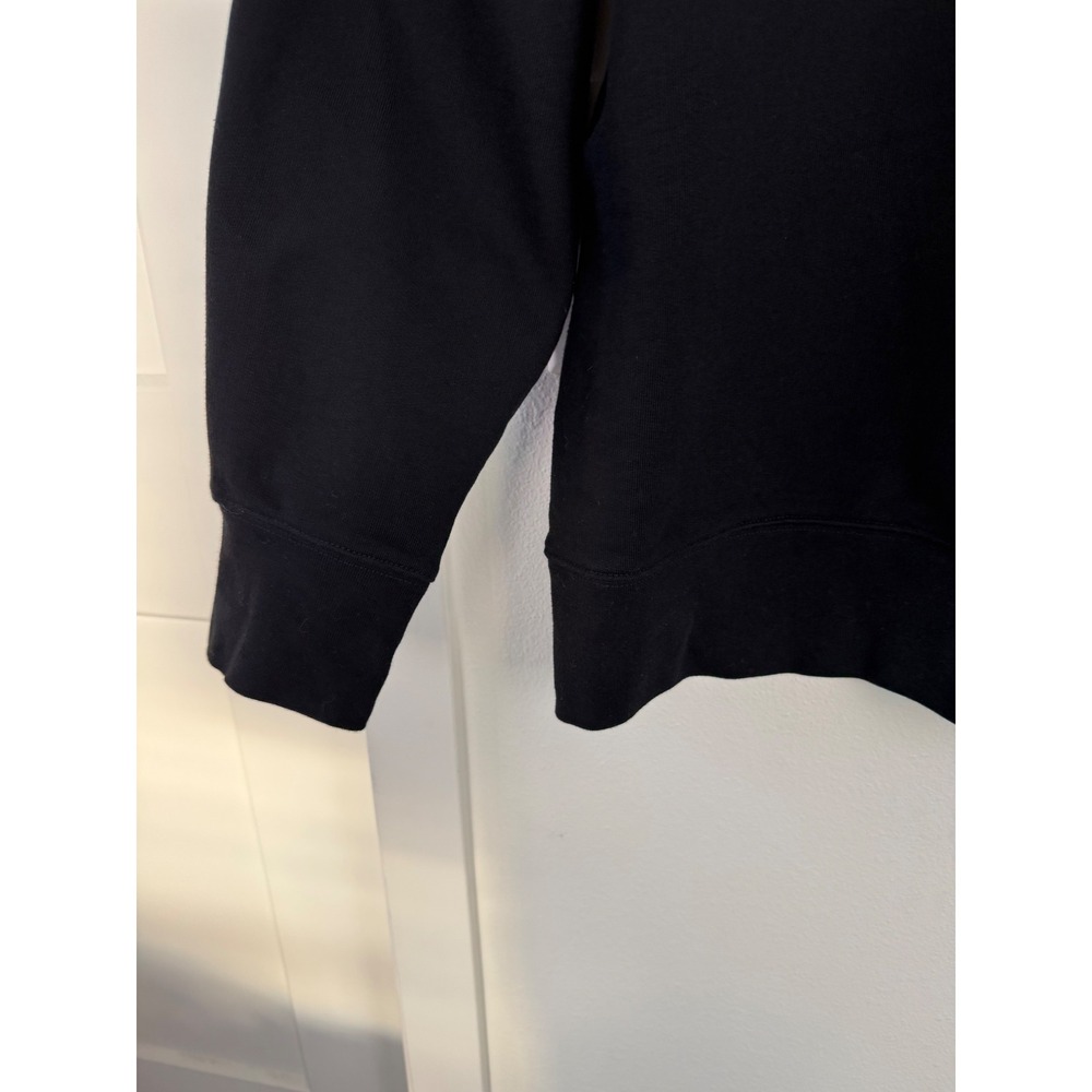 Y3 Adidas Yohji Yamamoto Black Brushed Terry Crewneck Sweatshirt Size Large - Picture 8 of 13